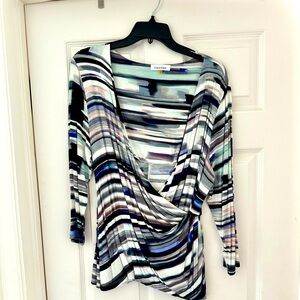Calvin Klein Size L wrap top